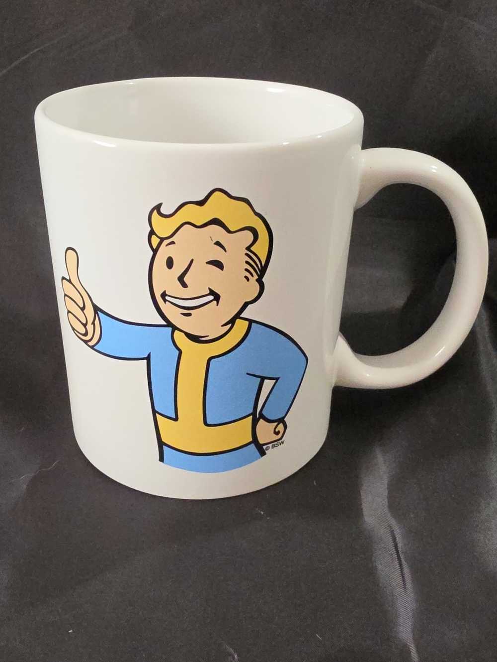 Classic 2016 Fallout Vault Boy Ceramic White Mug, 11 oz, Bethesda Software
